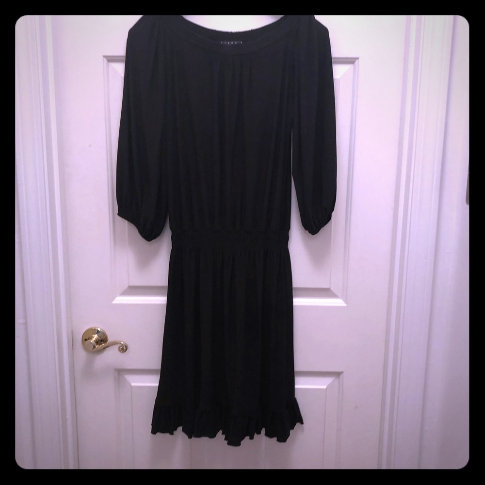 LBD gathered waist, can be on or off shoulder sz M